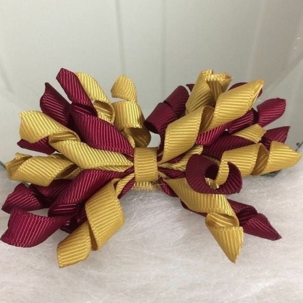 NEW FSU Hairbow Girl Hair Bow 3″ Football